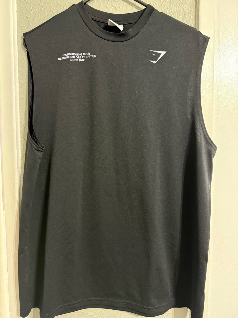 Gymshark Black Sleeveless Conditioning Club Training Tank